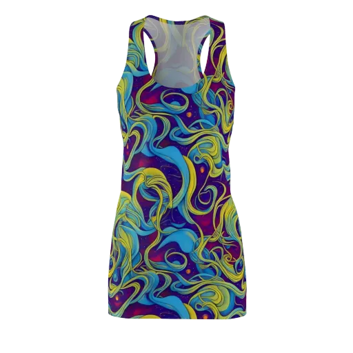 Stellar Swirls on a Racerback Dress