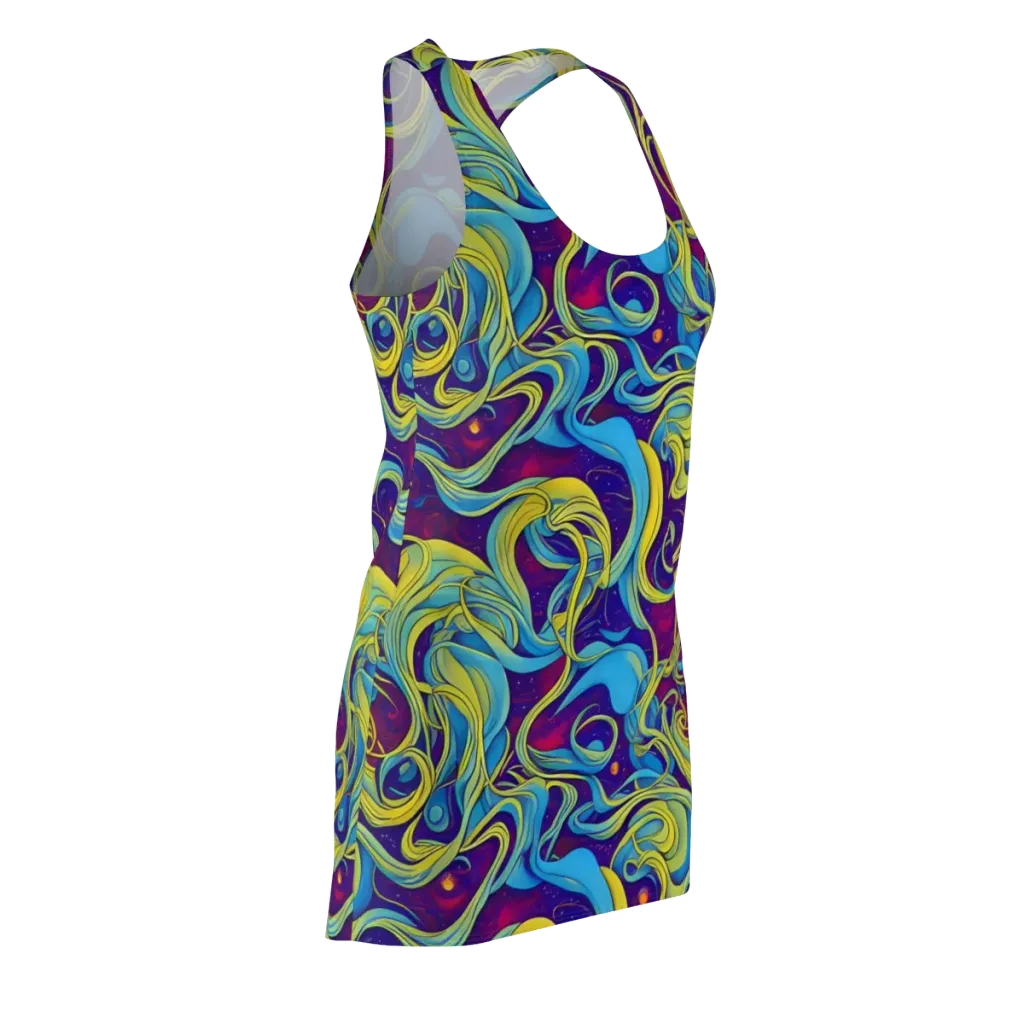 Stellar Swirls on Racerback Dress — Front Side