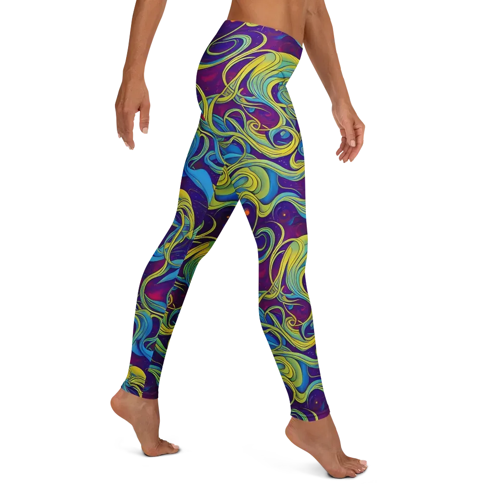 Stellar Swirls on Leggings — Right