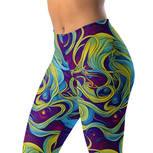 Stellar Swirls on a Leggings