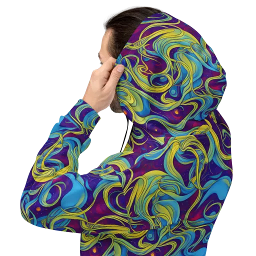 Stellar Swirls on a Hoodie