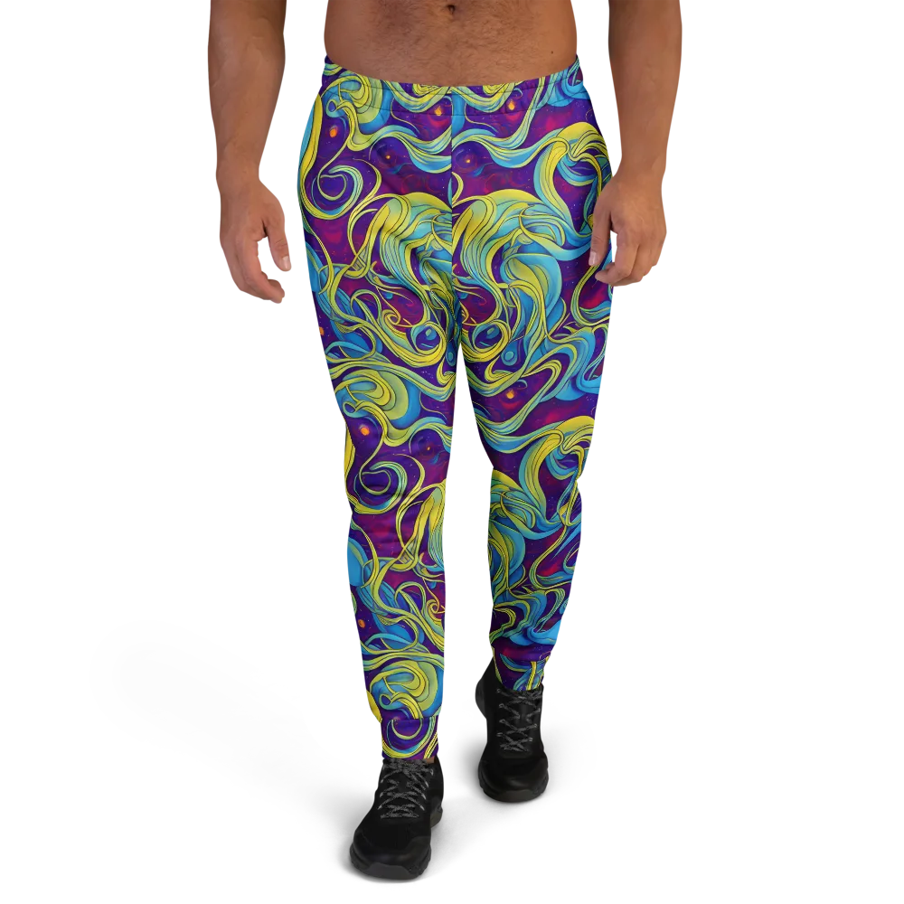 Stellar Swirls on Men's Joggers — Front