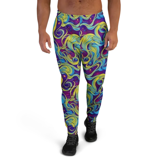 Stellar Swirls on a Men's Joggers