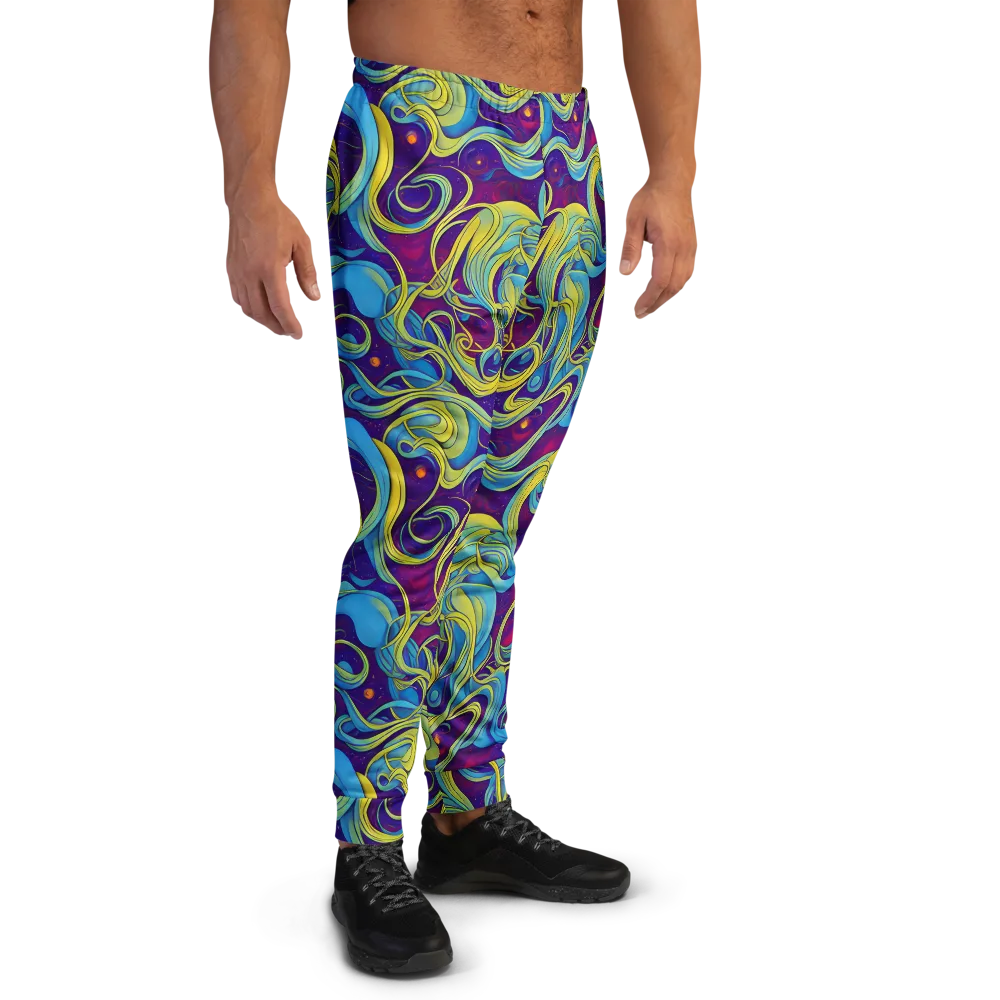 Stellar Swirls on Men's Joggers — Right