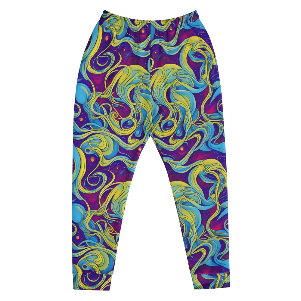 Stellar Swirls on Men's Joggers — Front