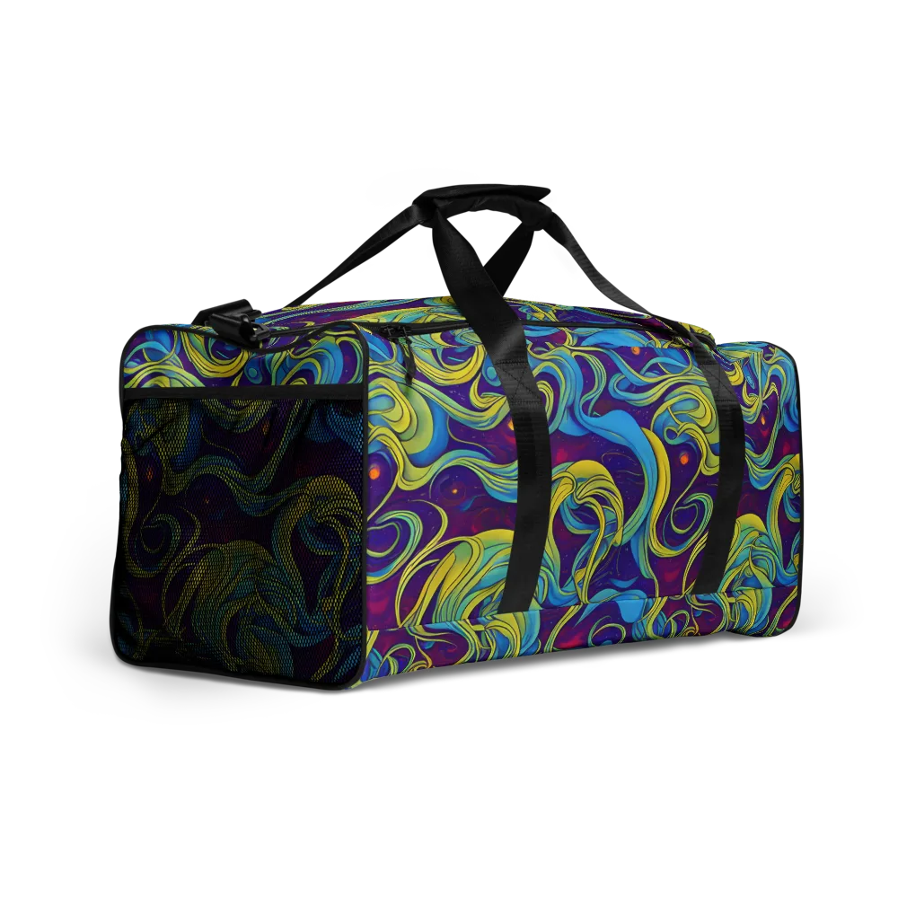 Stellar Swirls on Duffle Bag — Right Front