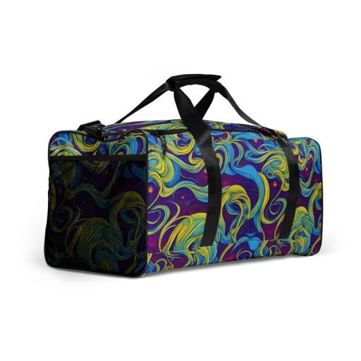 Stellar Swirls on a Duffle Bag