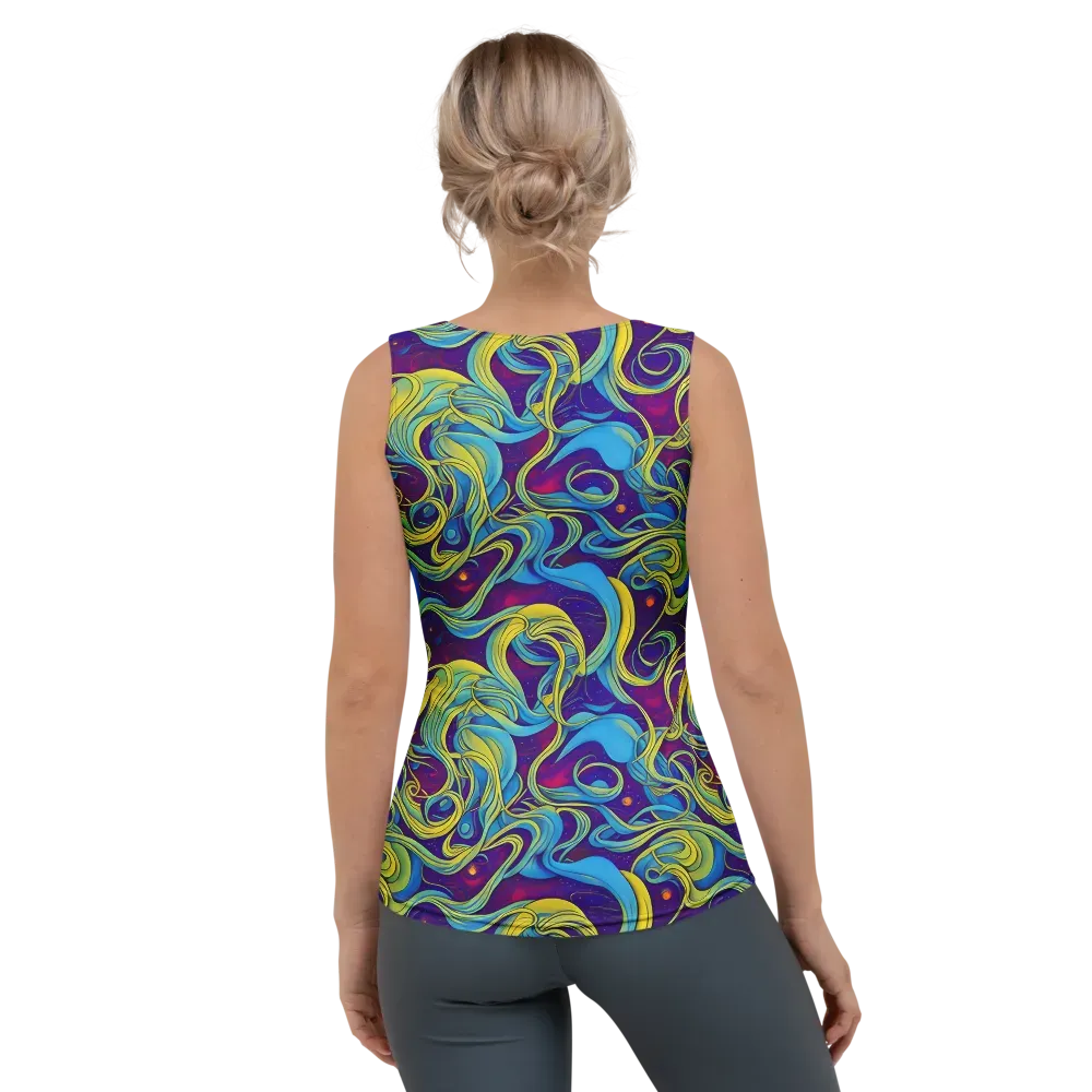 Stellar Swirls on Women's Tank Top — Back