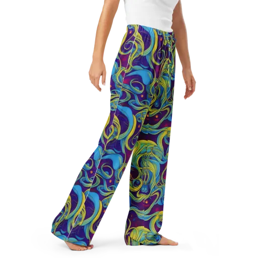 Stellar Swirls on a Women's Pajama Pants