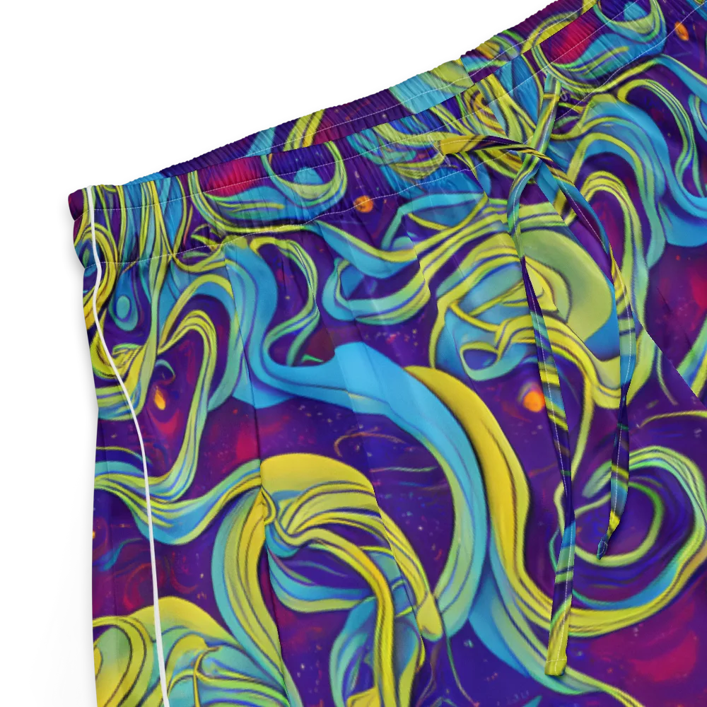 Stellar Swirls on Women's Pajama Shorts — Product details