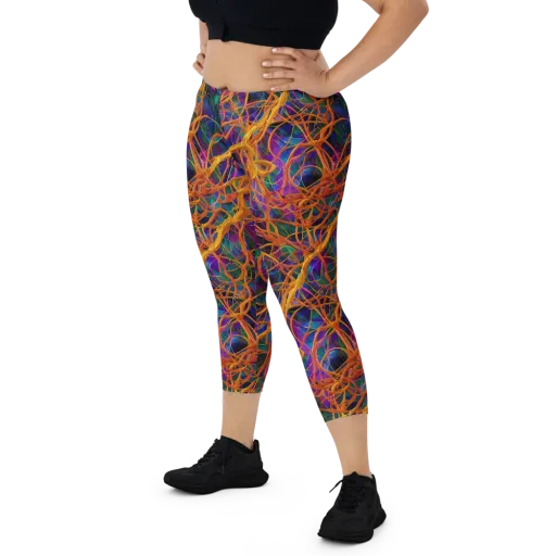 Spectral Weave on a Capri Leggings