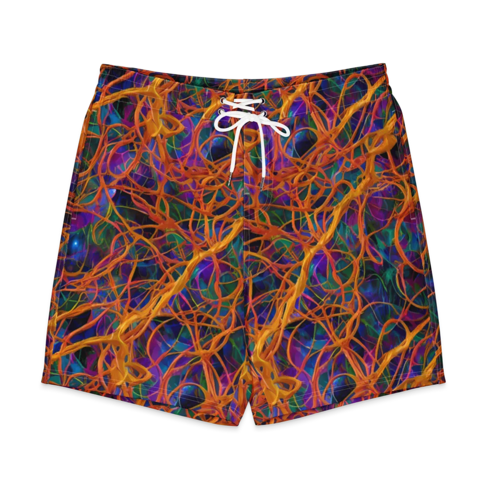 Spectral Weave on Men's Board Shorts — Front