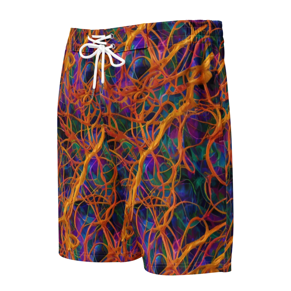 Spectral Weave on Men's Board Shorts — Front