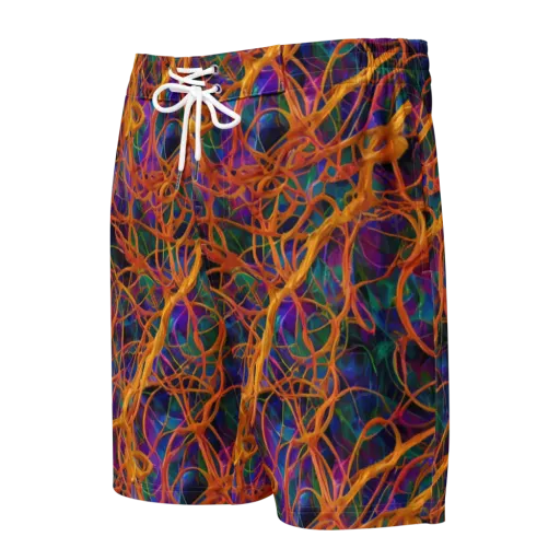 Spectral Weave on a Men's Board Shorts