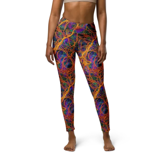Spectral Weave on a Yoga Leggings