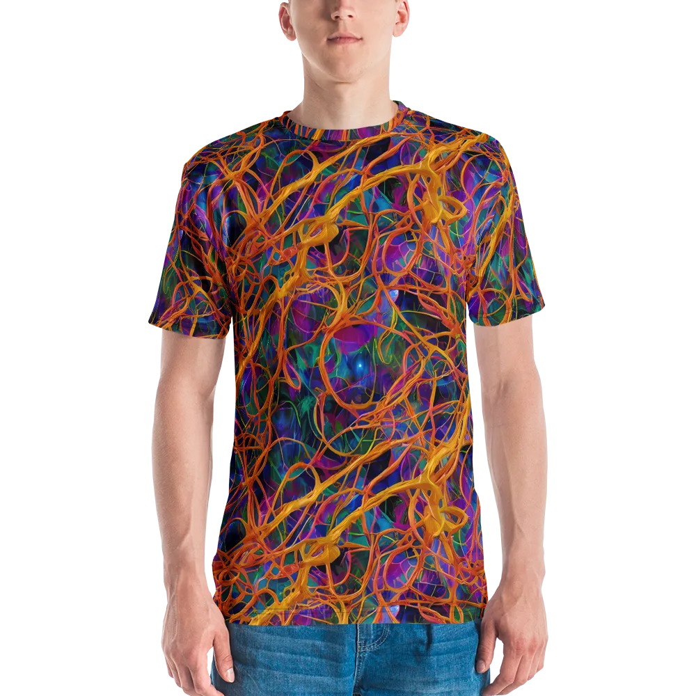 Spectral Weave on Men's Crew Neck T-Shirt — Front