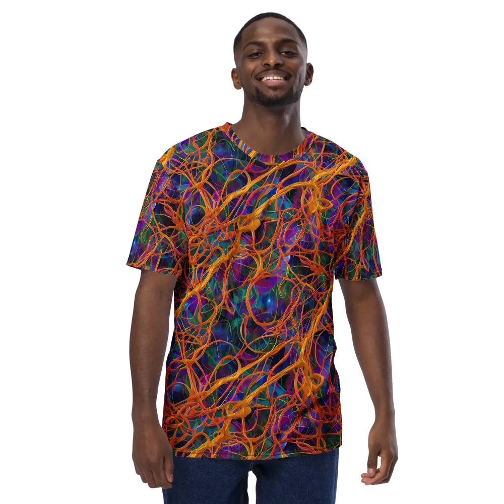 Spectral Weave on Men's Crew Neck T-Shirt — Front