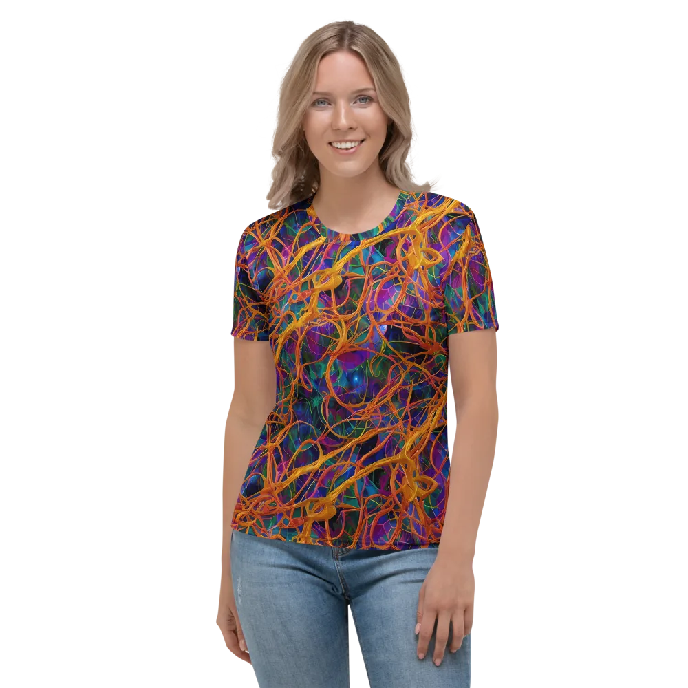Spectral Weave on Women's Crew Neck T-Shirt — Front