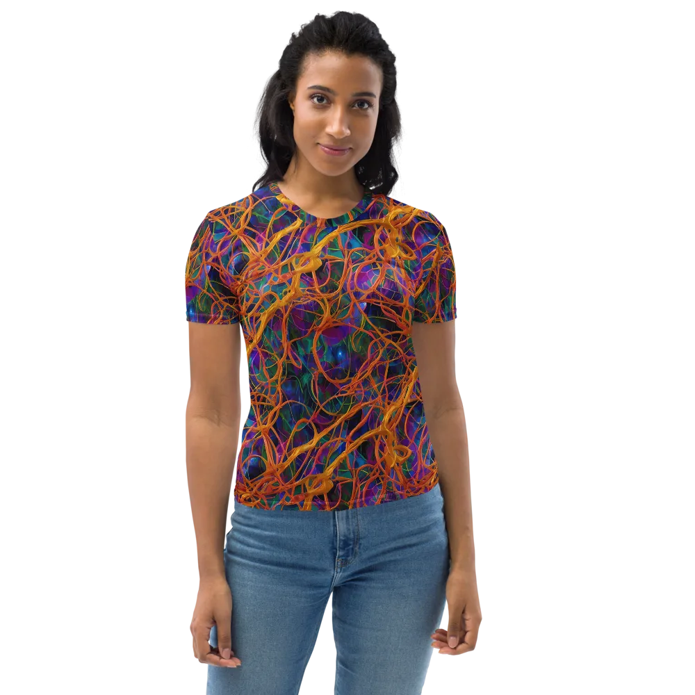 Spectral Weave on Women's Crew Neck T-Shirt — Front