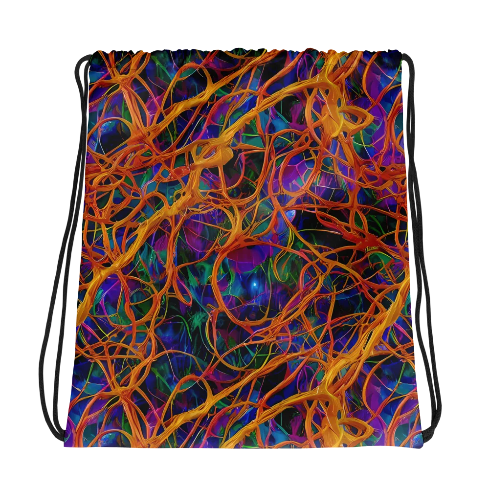 Spectral Weave on Drawstring Bag — Photo