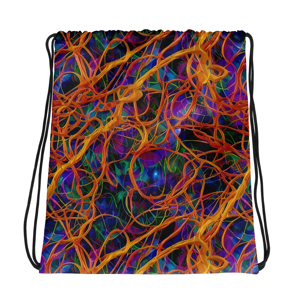 Spectral Weave on Drawstring Bag — Photo