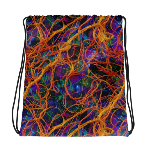 Spectral Weave on a Drawstring Bag