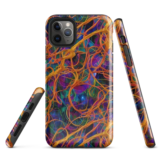 Spectral Weave on a Tough Case for iPhone®