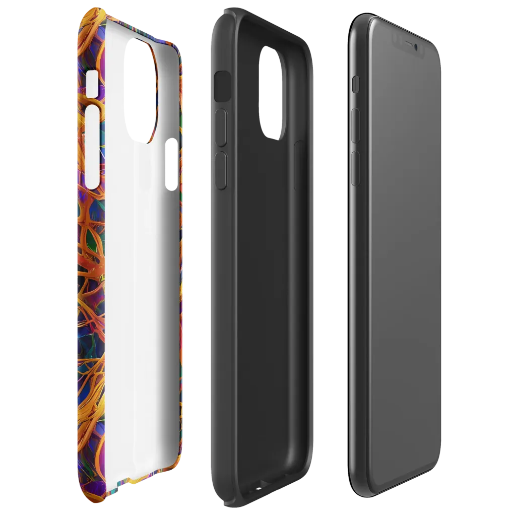 Spectral Weave on Tough Case for iPhone® — Right