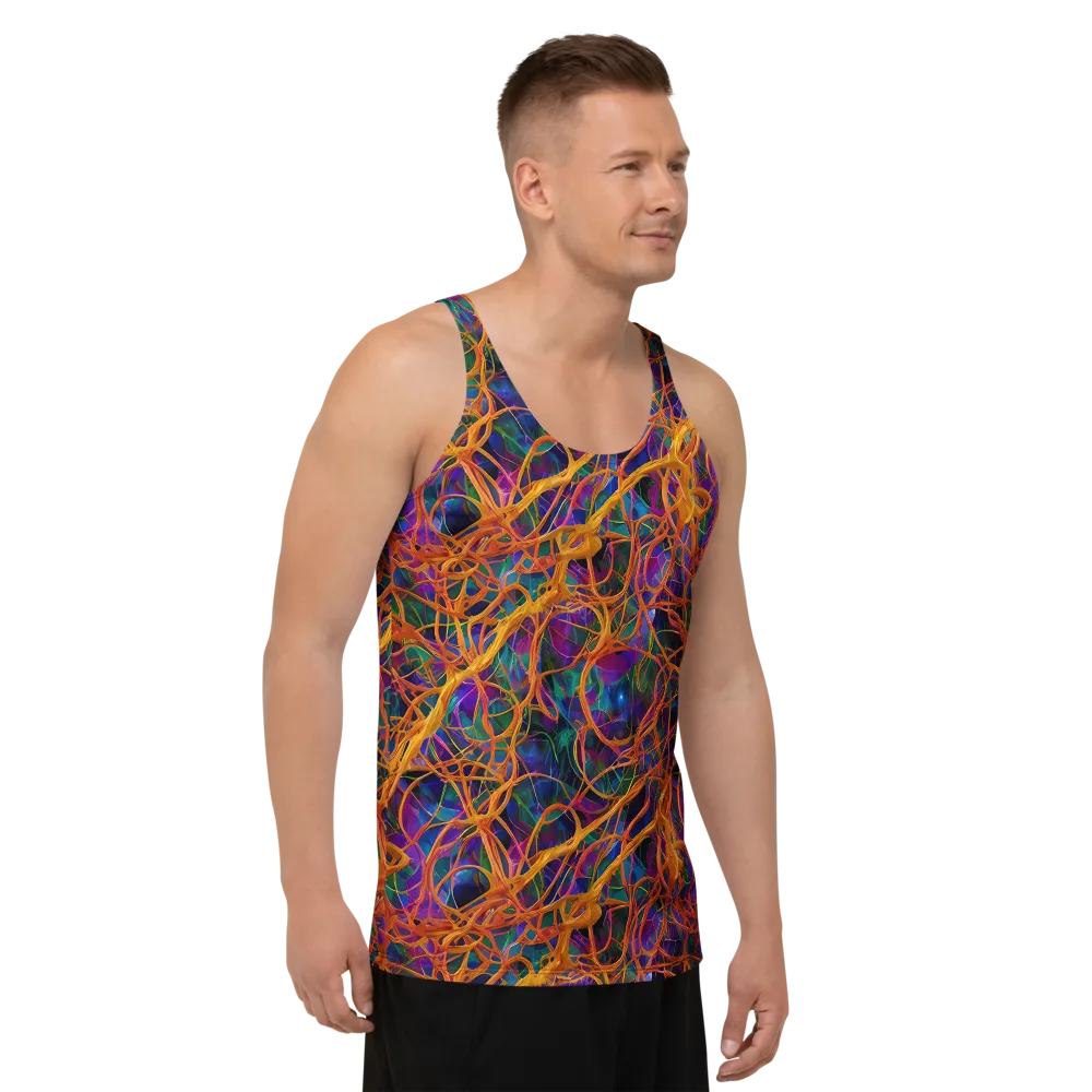 Spectral Weave on Men's Tank Top — Right Front