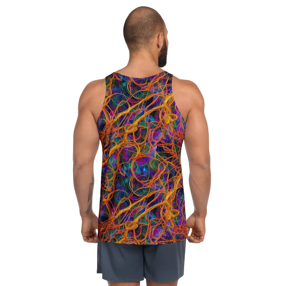 Spectral Weave on Men's Tank Top — Back
