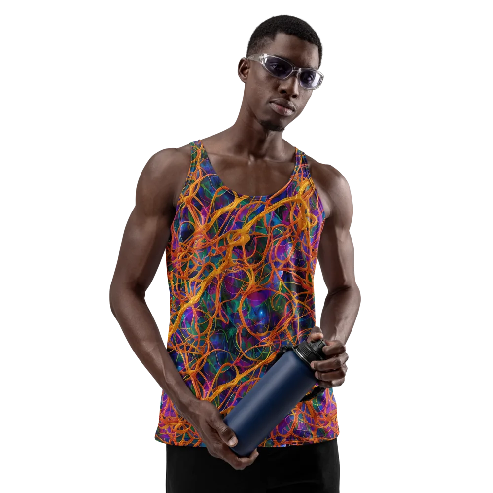 Spectral Weave on Men's Tank Top — Front