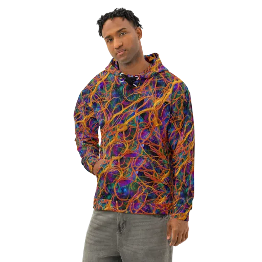Spectral Weave on a Cotton Hoodie