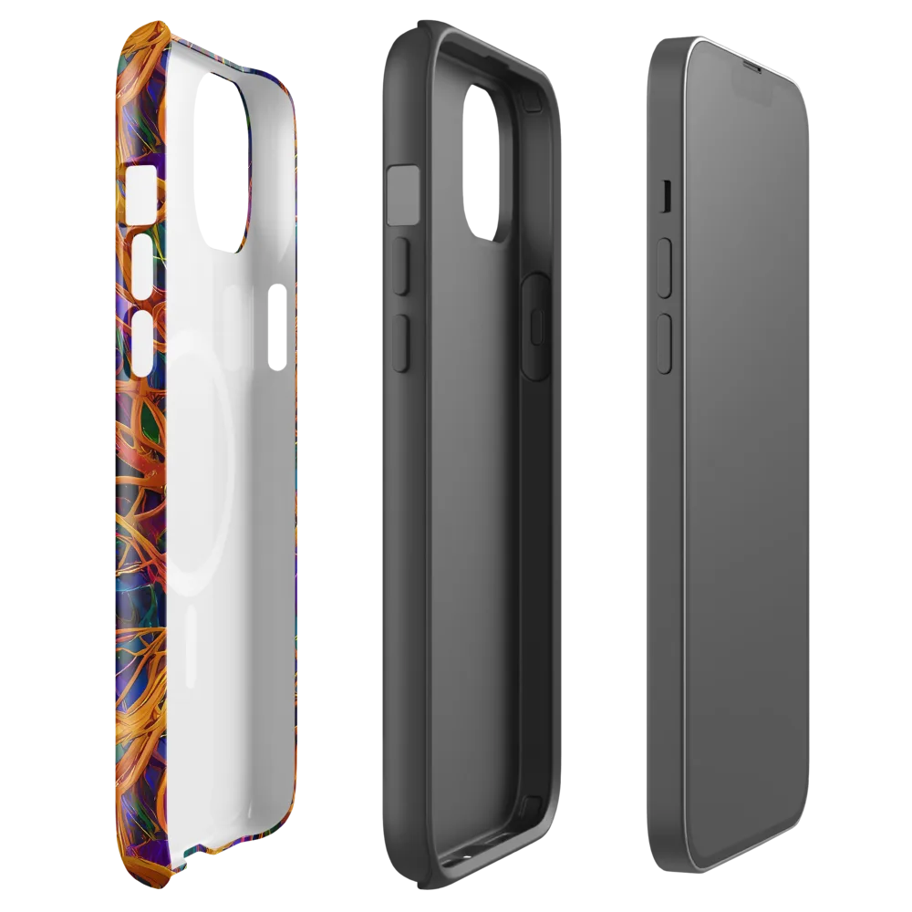 Spectral Weave on MagSafe Tough Case for iPhone® — Front