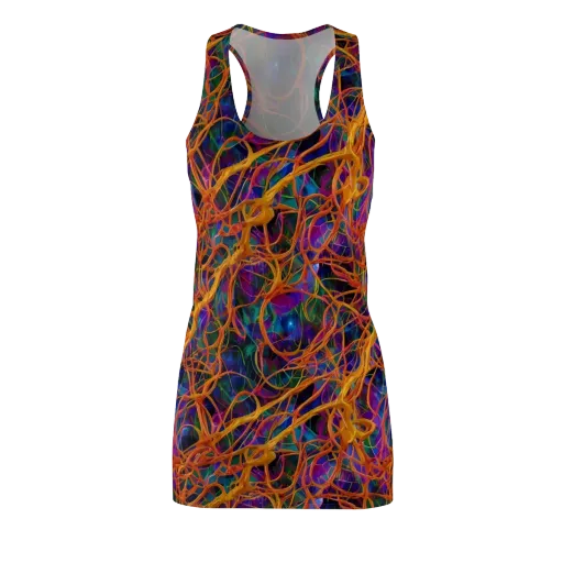 Spectral Weave on a Racerback Dress