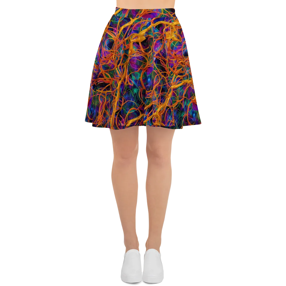 Spectral Weave on Skater Skirt — Front