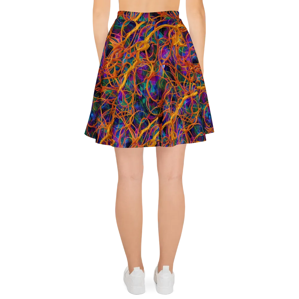 Spectral Weave on Skater Skirt — Back