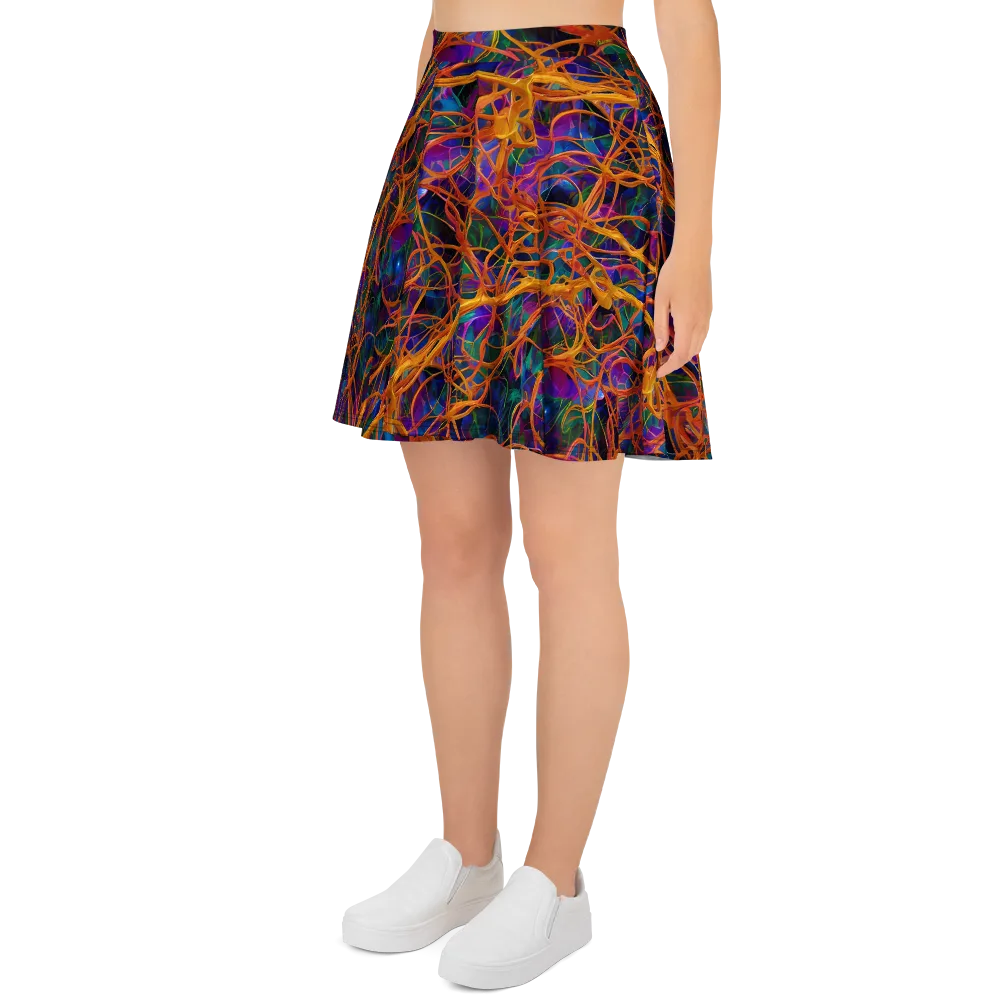 Spectral Weave on Skater Skirt — Left