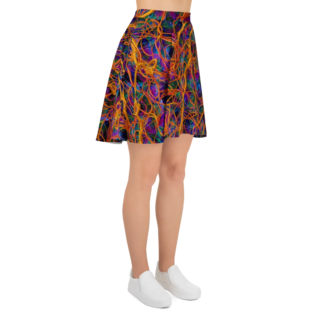 Spectral Weave on Skater Skirt — Right