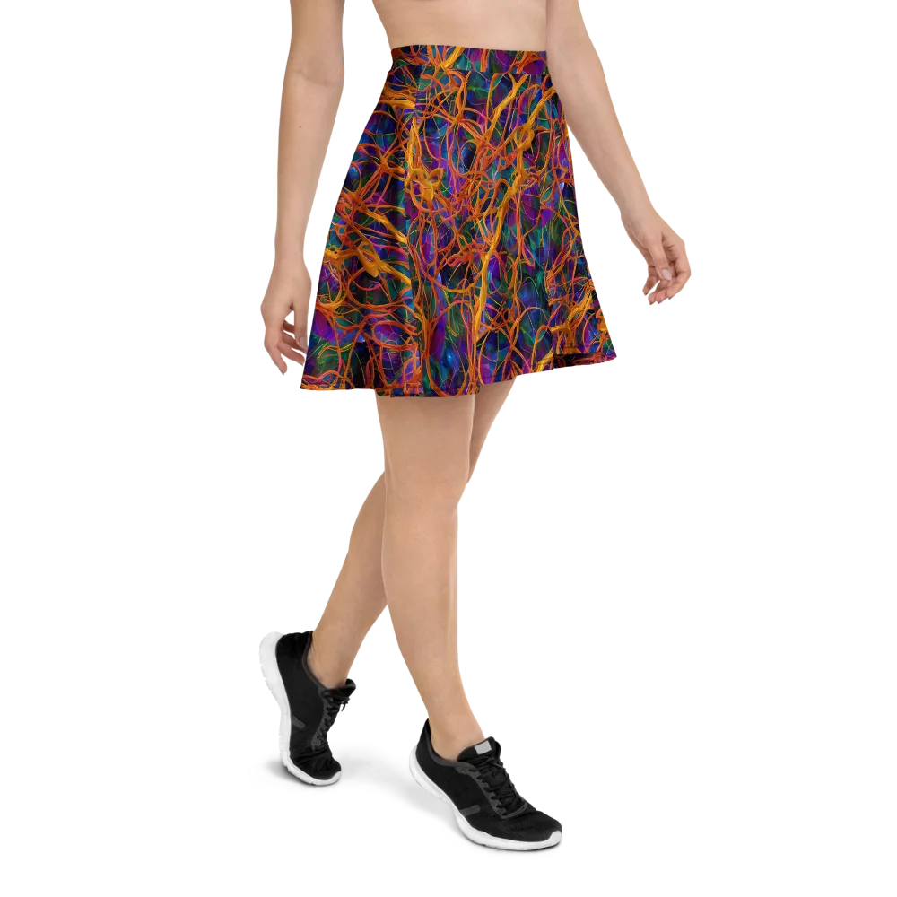 Spectral Weave on Skater Skirt — Right