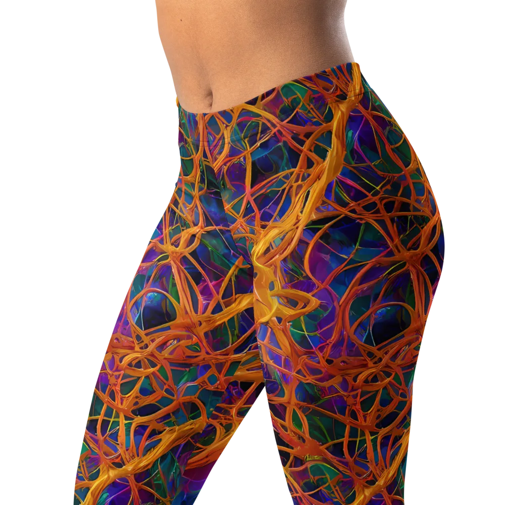 Spectral Weave on Leggings — Left Front