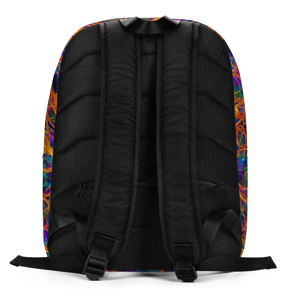 Spectral Weave on Minimalist Backpack — Back