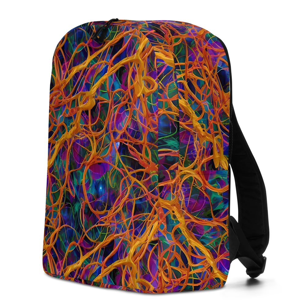 Spectral Weave on Minimalist Backpack — Left