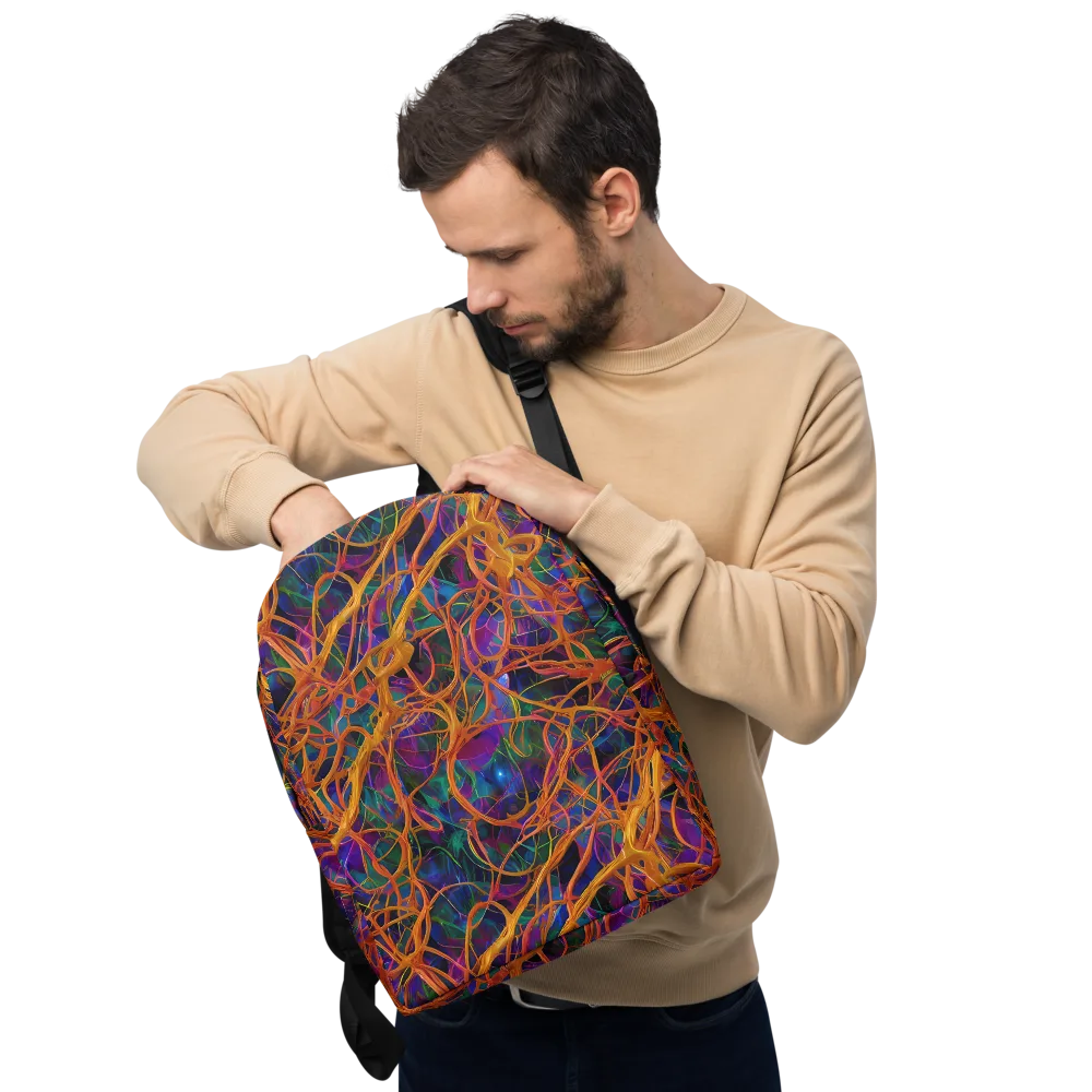 Spectral Weave on Minimalist Backpack — Front