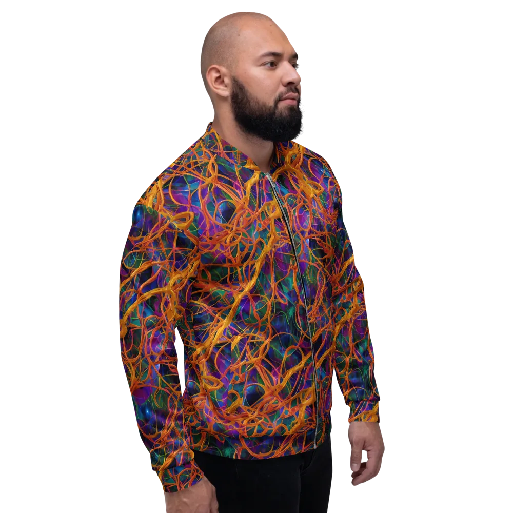Spectral Weave on Bomber Jacket — Right