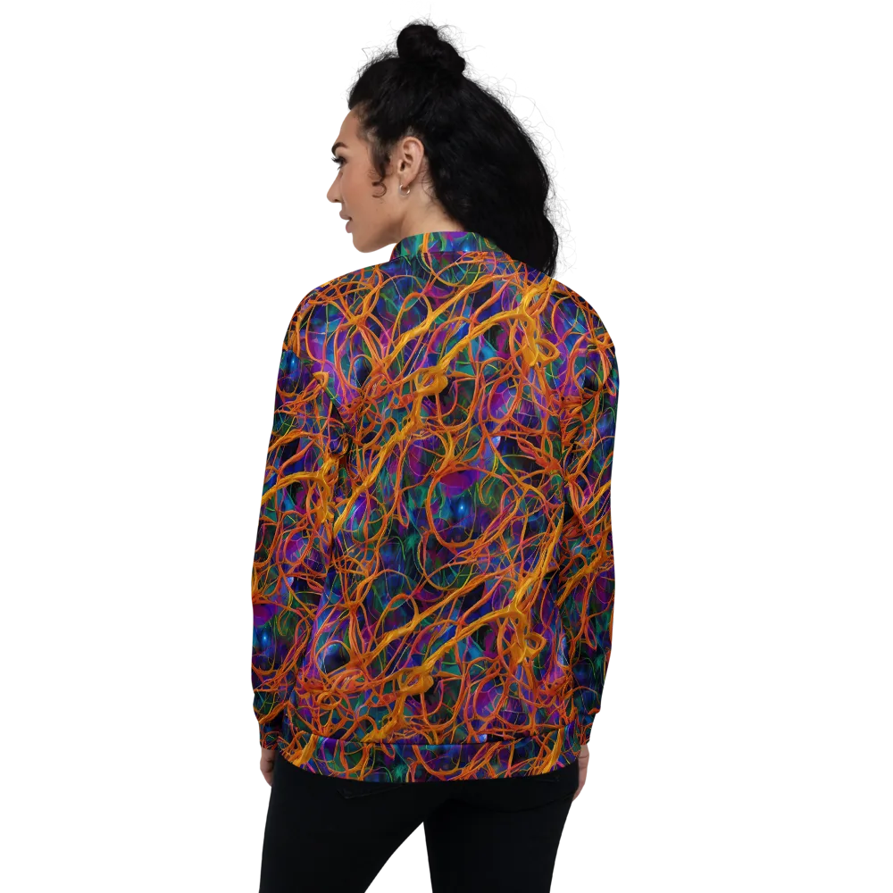 Spectral Weave on Bomber Jacket — Back