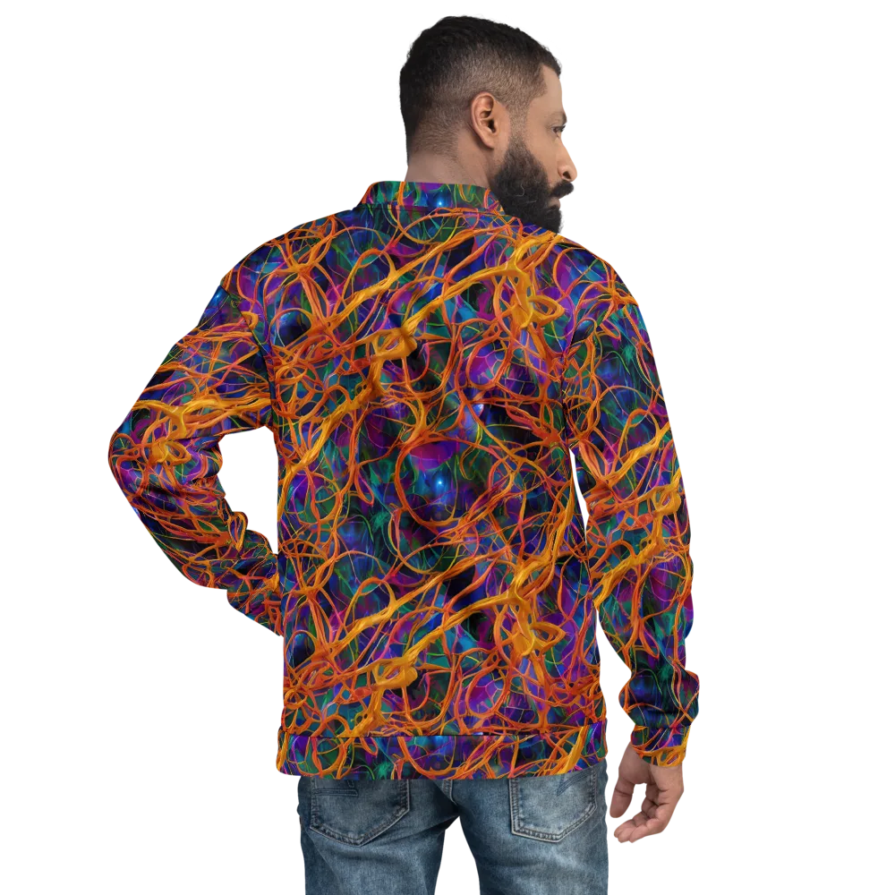 Spectral Weave on Bomber Jacket — Back