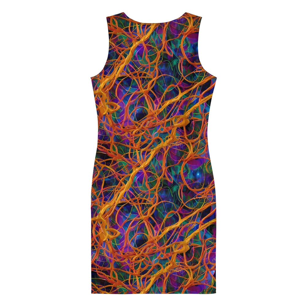 Spectral Weave on Bodycon Dress — Back