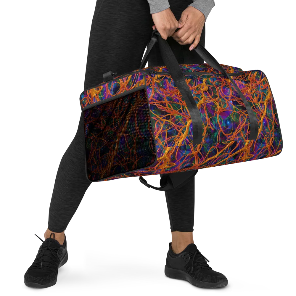 Spectral Weave on Duffle Bag — Right Front