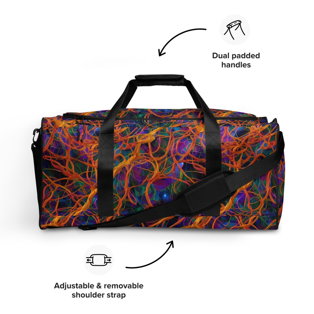 Spectral Weave on Duffle Bag — Front