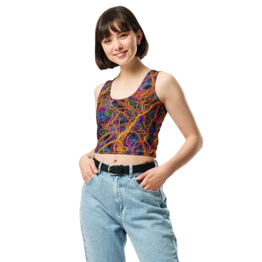 Spectral Weave on a Crop Top